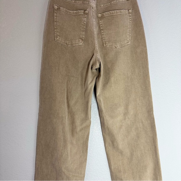 New Wild Fable High-Rise Straight Light Brown Wash Distressed Jeans Size 2 - Picture 16 of 17